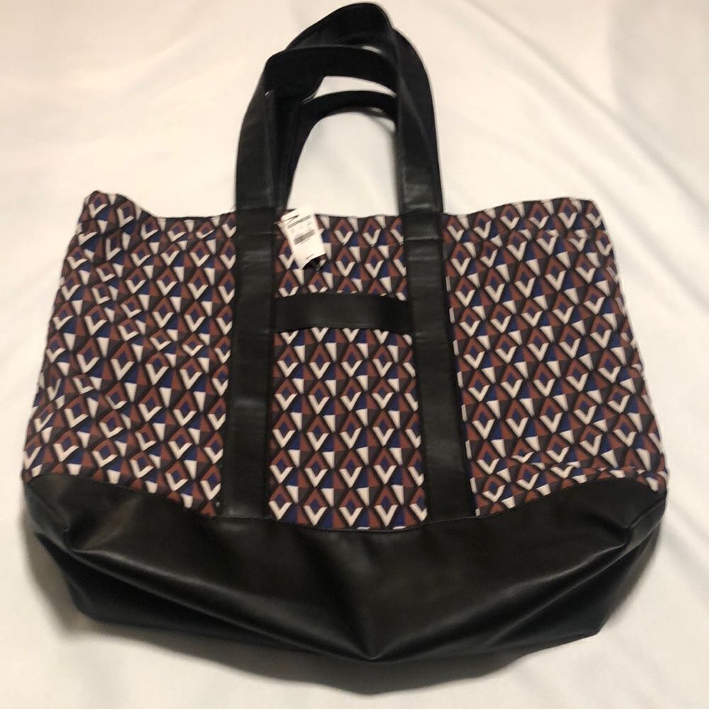 Express Tote Bag Purse Geometric Print